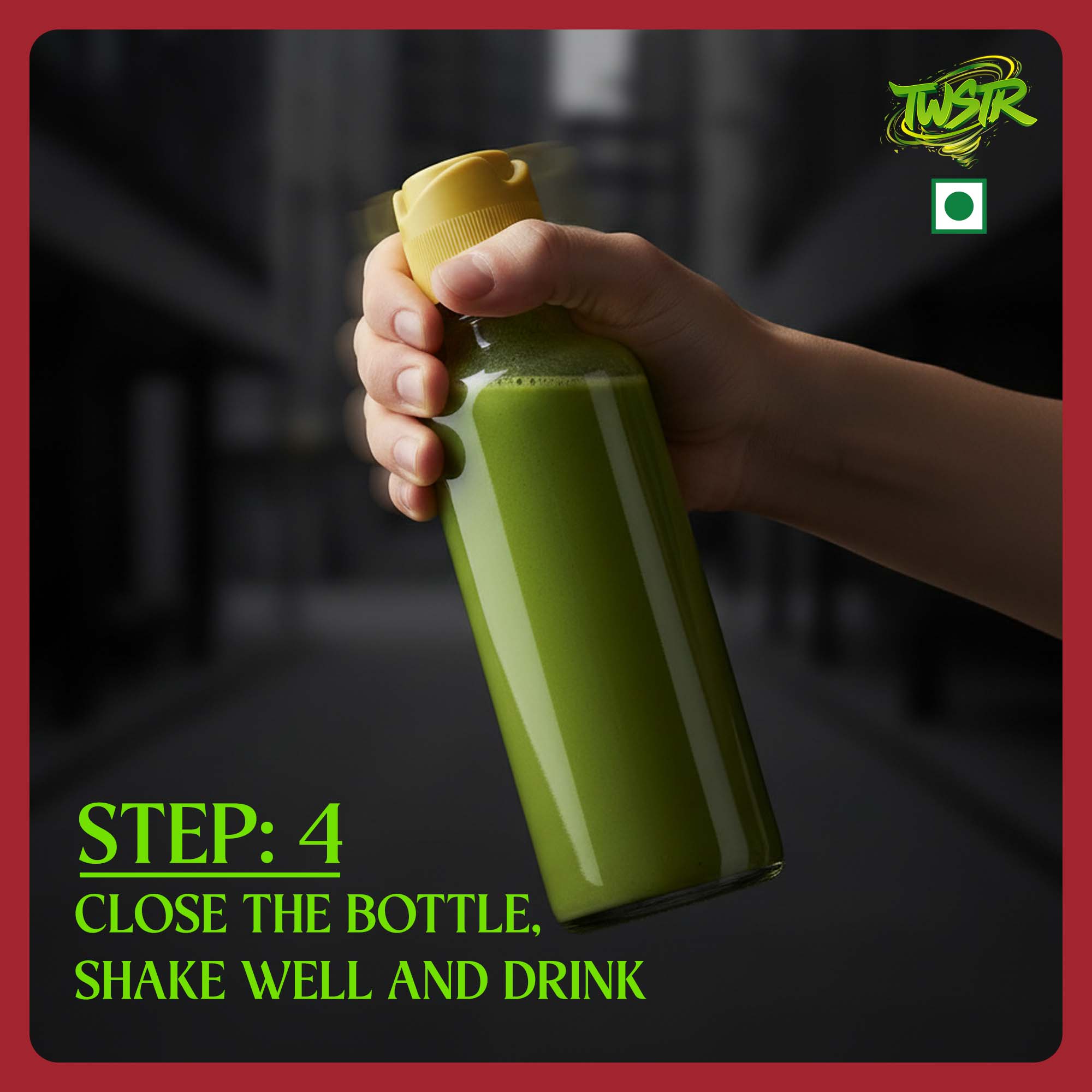 TWSTR Step 4 - Shake and drink